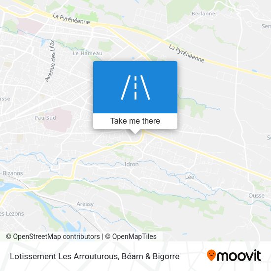 Lotissement Les Arrouturous map