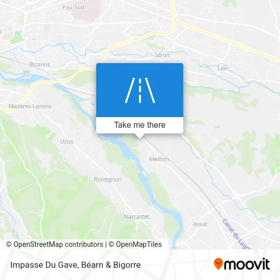Impasse Du Gave map