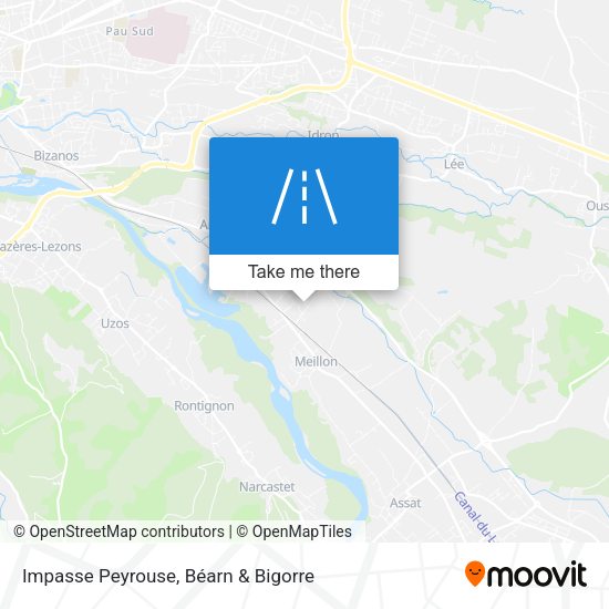 Impasse Peyrouse map