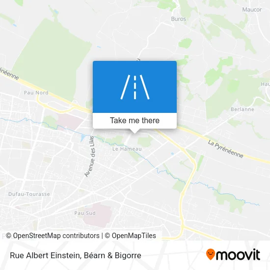 Rue Albert Einstein map