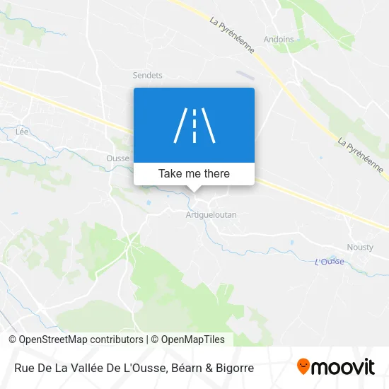 Rue De La Vallée De L'Ousse map