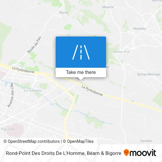 Rond-Point Des Droits De L'Homme map