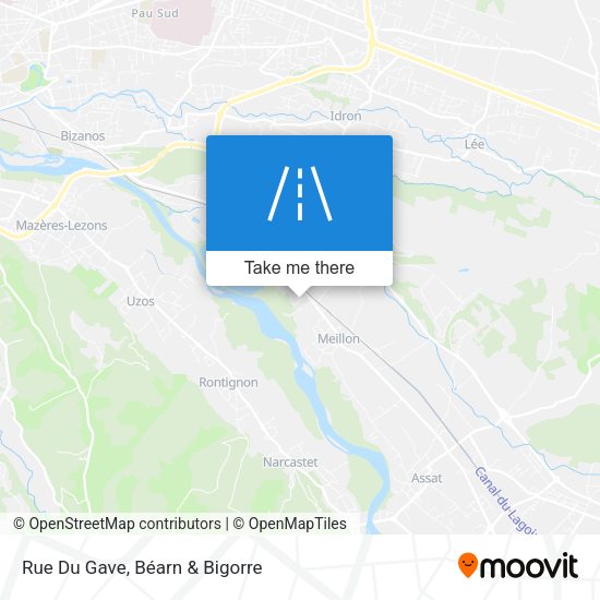 Rue Du Gave map
