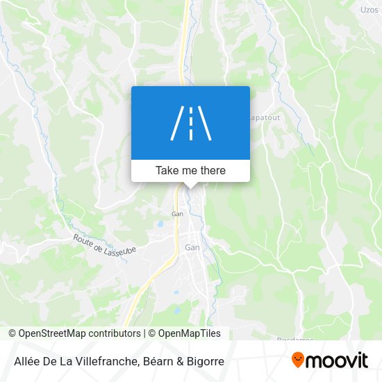Allée De La Villefranche map