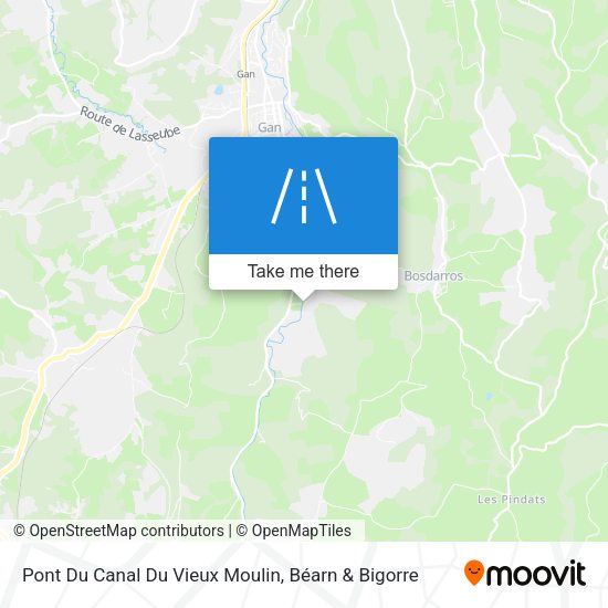 Pont Du Canal Du Vieux Moulin map