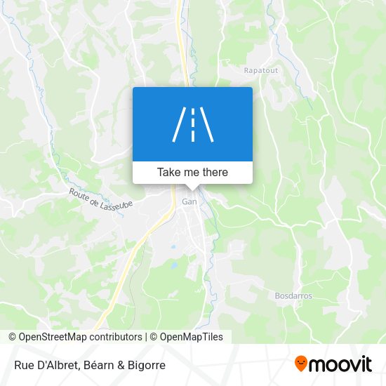 Rue D'Albret map