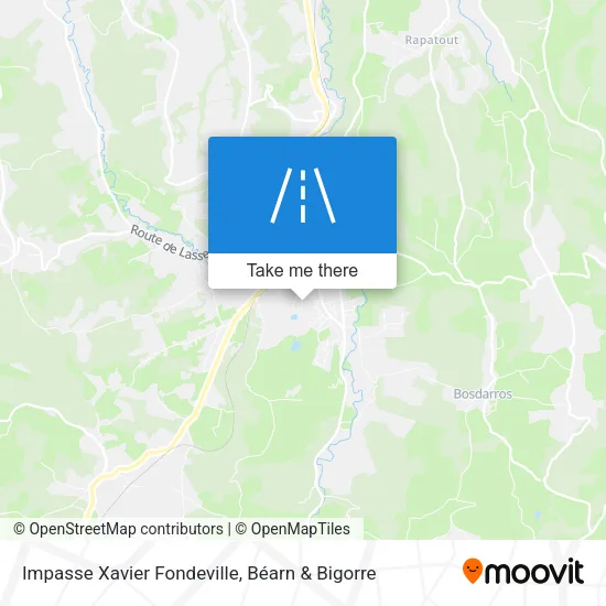Impasse Xavier Fondeville map
