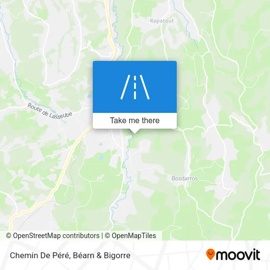 Chemin De Péré map