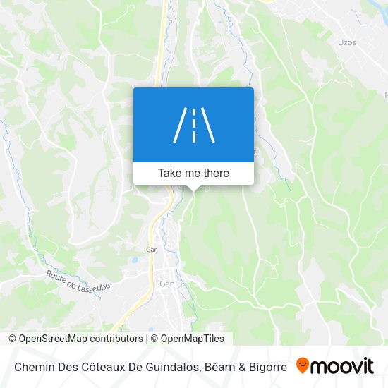 Chemin Des Côteaux De Guindalos map