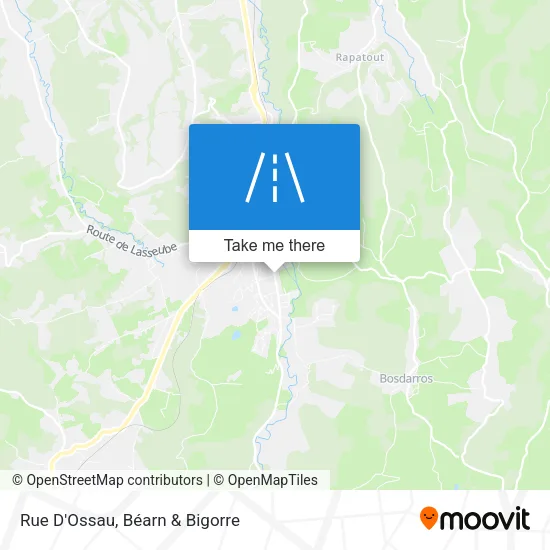 Rue D'Ossau map