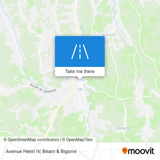 Avenue Henri IV map
