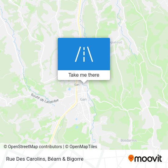 Rue Des Carolins map