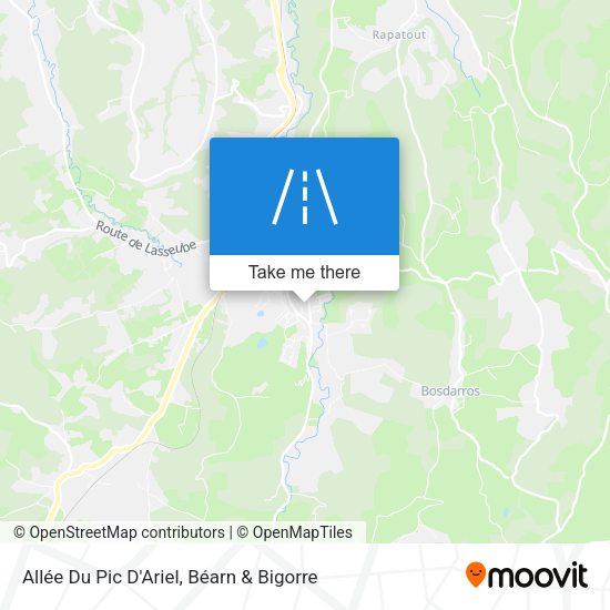 Allée Du Pic D'Ariel map