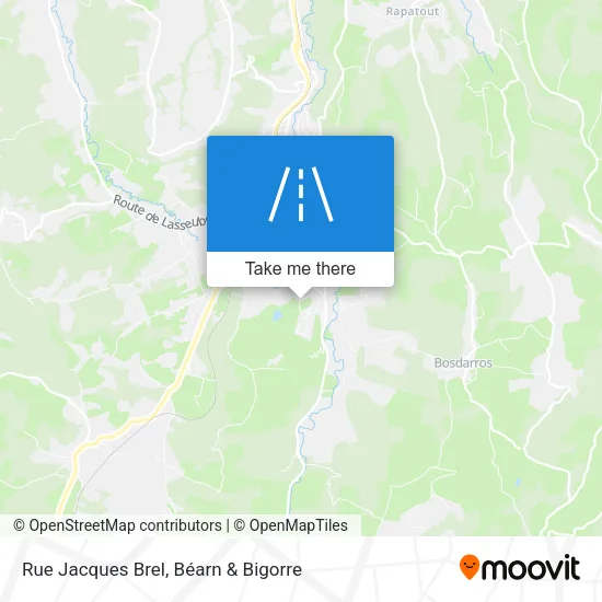 Rue Jacques Brel map