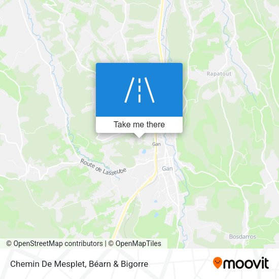 Chemin De Mesplet map