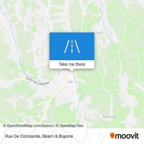 Rue De Corisande map