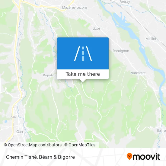 Chemin Tisné map