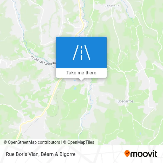 Rue Boris Vian map