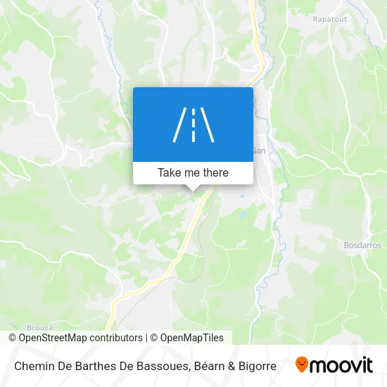 Chemin De Barthes De Bassoues map