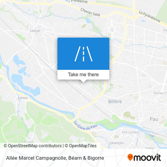 Allée Marcel Campagnolle map