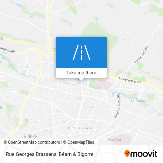 Rue Georges Brassens map