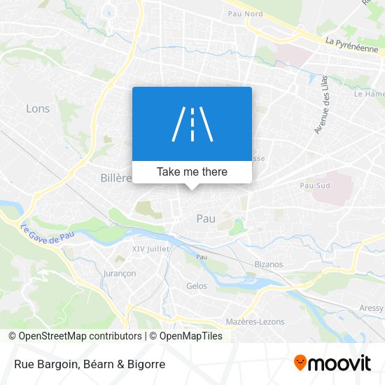 Rue Bargoin map