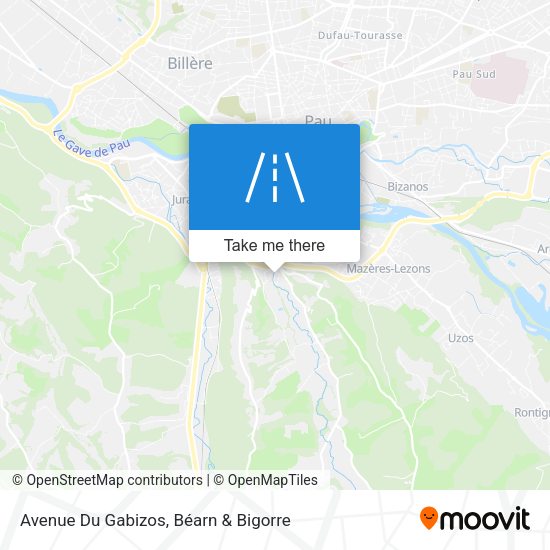 Avenue Du Gabizos map