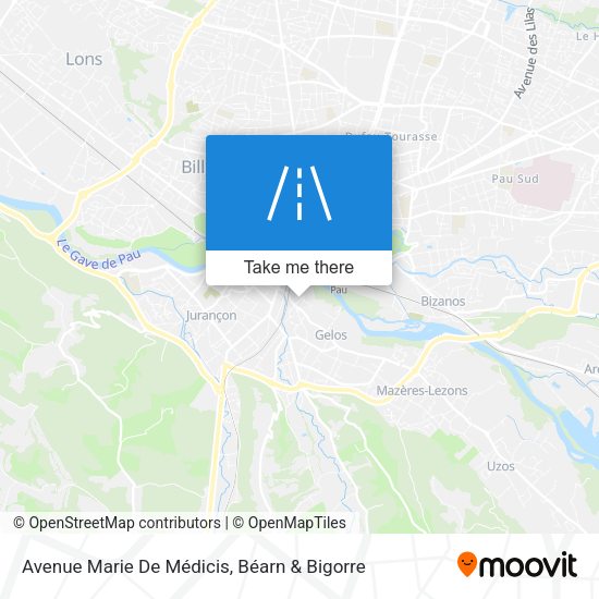 Avenue Marie De Médicis map