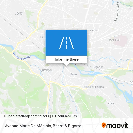Avenue Marie De Médicis map