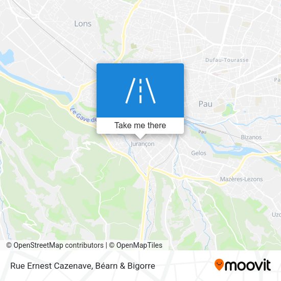 Rue Ernest Cazenave map