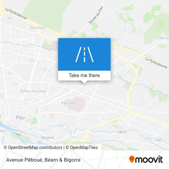 Avenue Péboué map