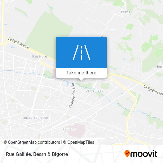 Rue Galilée map