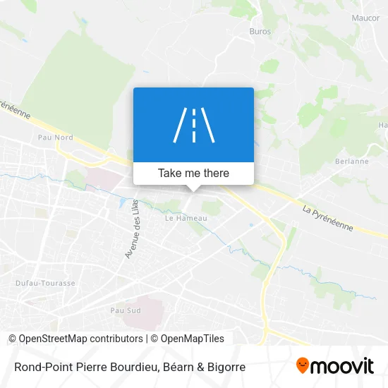 Rond-Point Pierre Bourdieu map
