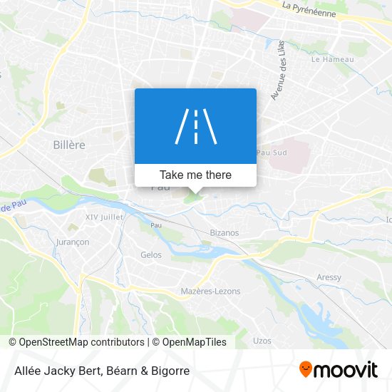 Allée Jacky Bert map