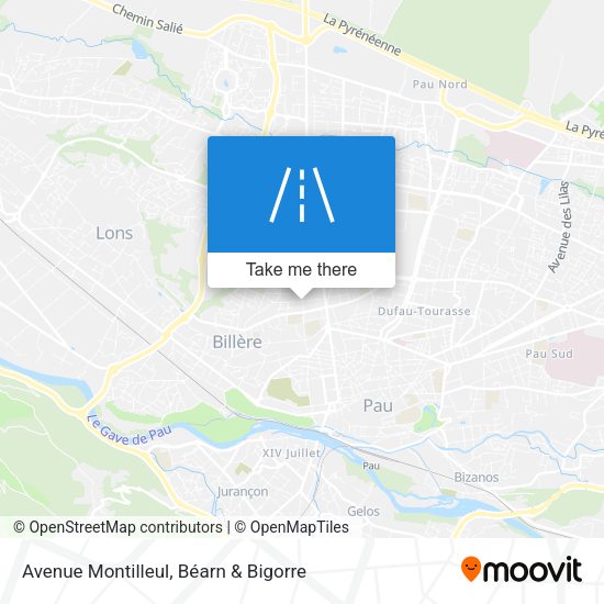 Avenue Montilleul map