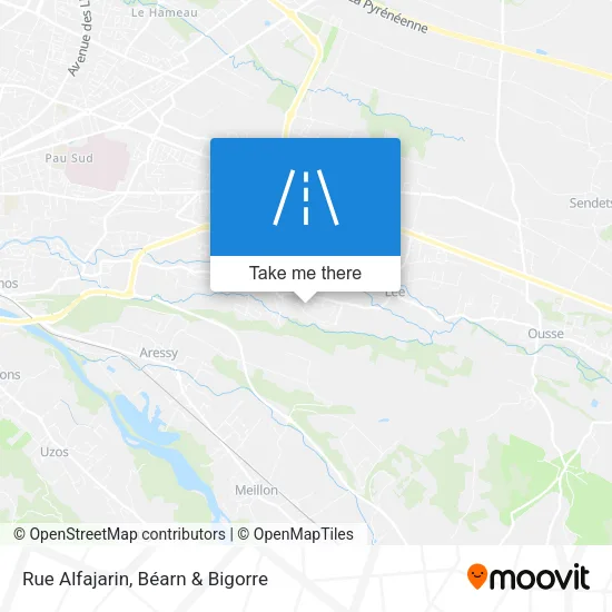 Rue Alfajarin map