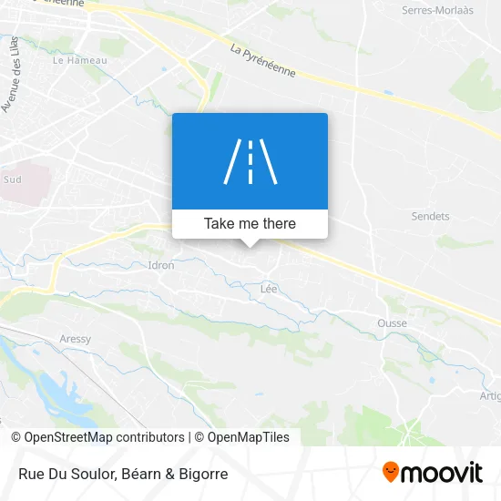 Rue Du Soulor map