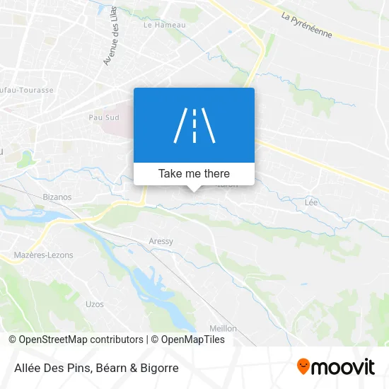 Allée Des Pins map