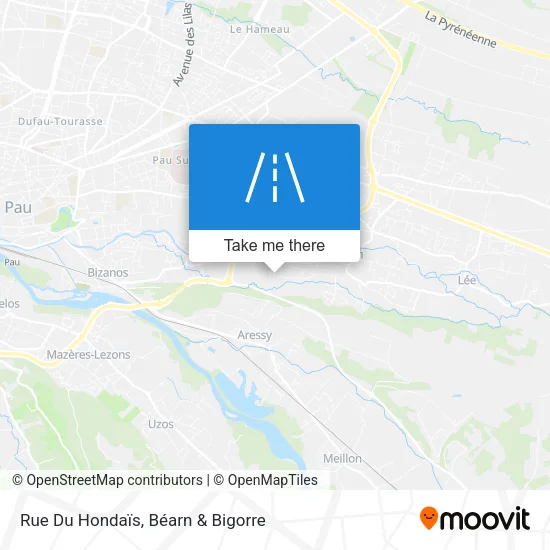Rue Du Hondaïs map
