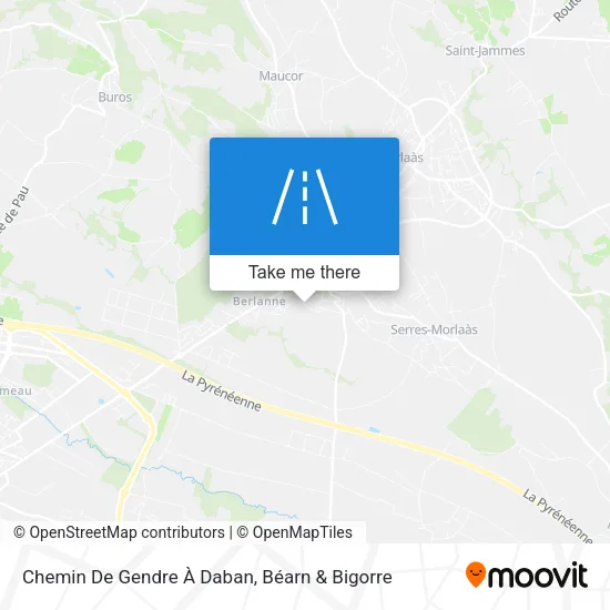 Chemin De Gendre À Daban map