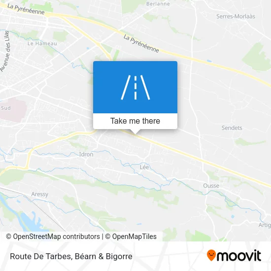Route De Tarbes map