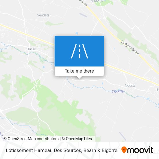Lotissement Hameau Des Sources map