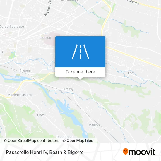 Passerelle Henri IV map