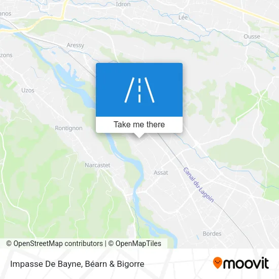 Impasse De Bayne map