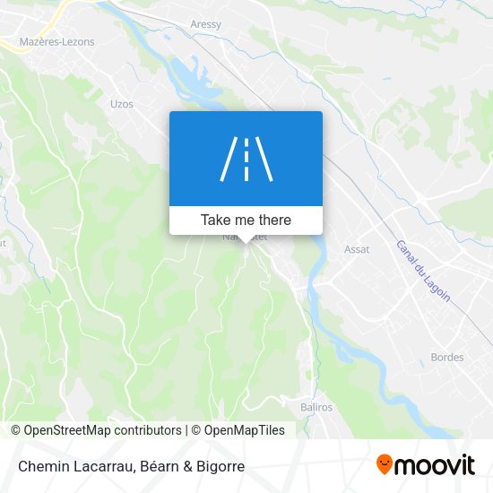 Chemin Lacarrau map