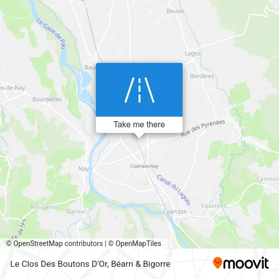 Le Clos Des Boutons D'Or map