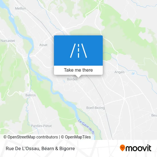 Rue De L'Ossau map