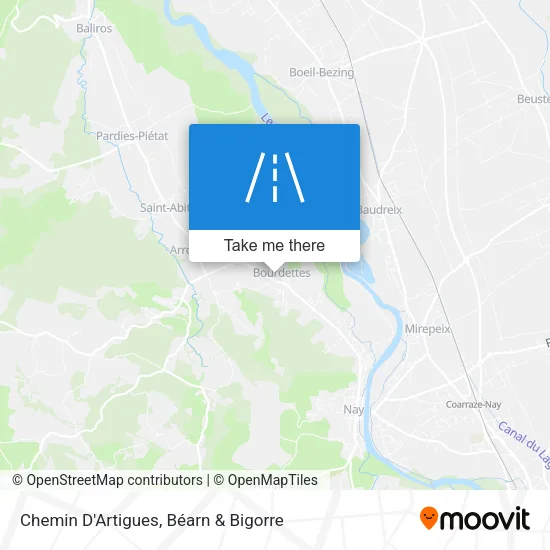 Chemin D'Artigues map