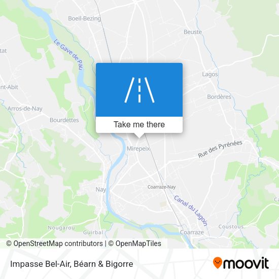 Impasse Bel-Air map