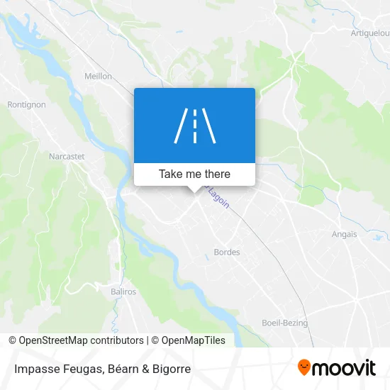 Impasse Feugas map